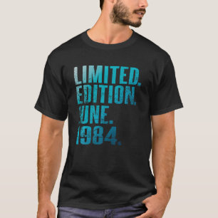 T-shirt 40e anniversaire Vintage 1984 Juin 40 ans Hommes