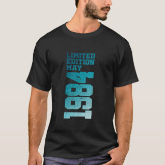 T-shirt 40e anniversaire Vintage 1984 mai 40 ans Hommes L