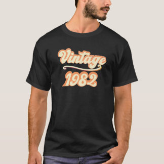 T-shirt 40E Anniversaire vintage Rétro Classique Fabriqué