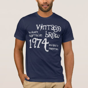 T-shirt 40e cadeau d'anniversaire 1974 Race Vintage V05