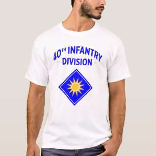 T-shirt 40e division d'infanterie Militaire américain