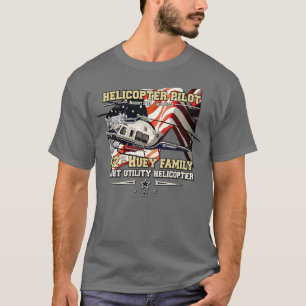 T-shirt 412 pilote d'hélicoptère utilitaire famille Huey