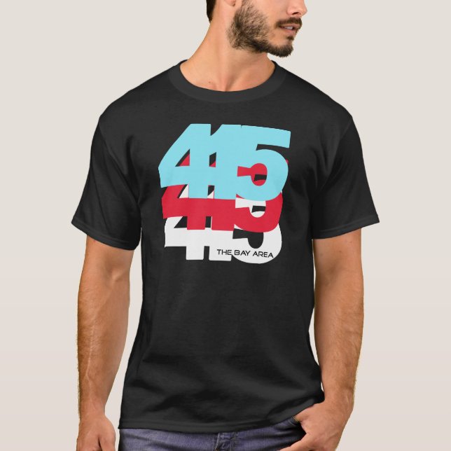 T-shirt 415 Indicatif régional (Devant)