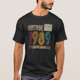 T-shirt 41 Ans Cassette Vintage Rétro 1982 41E Birt