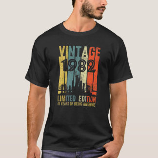 T-shirt 41 Year Old Vintage 1982 41st Birthday