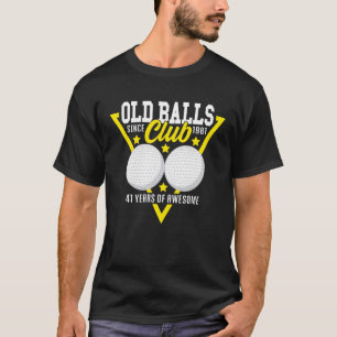 T-shirt 41e anniversaire I Old Balls Club I Golfing Balls 