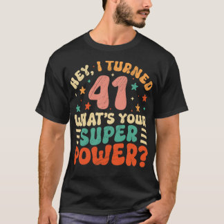 T-shirt 41ème anniversaire Idée cadeau pour 41 ans