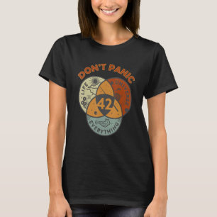 T-shirt 42 Réponse à la vie L'Univers Et tout ne