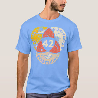T-shirt 42 Réponse à l'univers et à tout