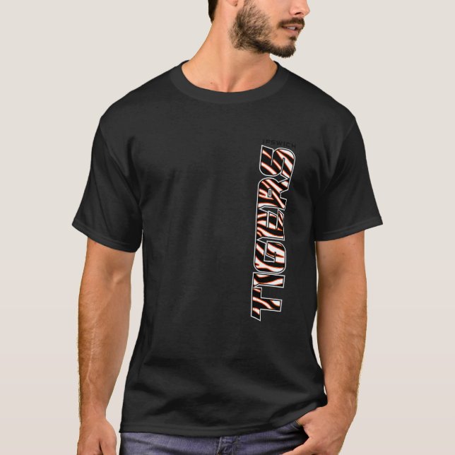 T-shirt 42 Sideline des tigres d'Ipswich au NORD (Devant)