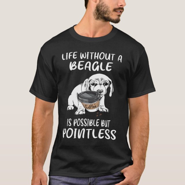 T-shirt 42 Vie Sans Beagle (Devant)