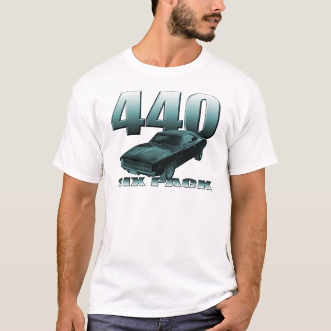 T-shirt 440 six chargeurs mopar d'esquive de paquet (Devant)