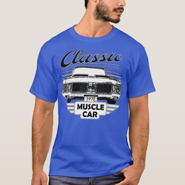 T-shirt 442 les années 70 de muscle classique américain (Devant)