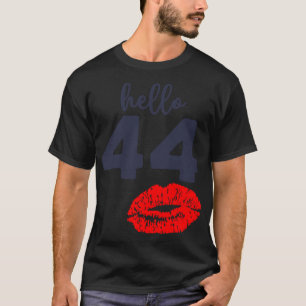 T-shirt 44e anniversaire Bonjour 44 ans vieux Funny mignon