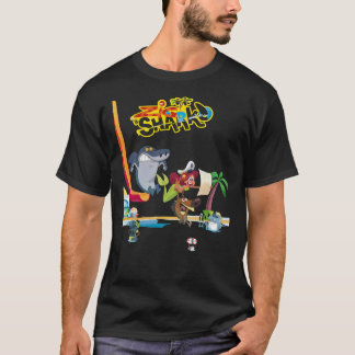 T-shirt 44Zig Et Sharko Sirène, Drôle Cadeau Pour Les Enfa