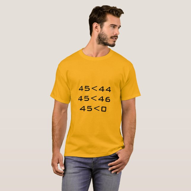 T-SHIRT 45<0 (Devant entier)