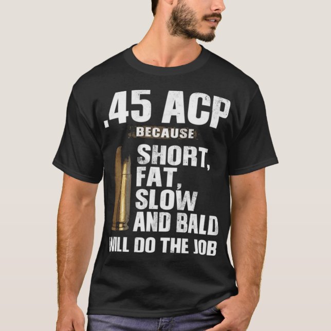 T-shirt 45 ACP Lent court (Devant)