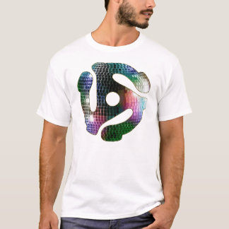 T-shirt 45 adaptateur record - boule de miroir