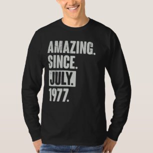 T-shirt 45 ans 45e anniversaire Extraordinaire depuis juil