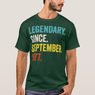 T-shirt 45 ans de légende depuis septembre 1977 45e B