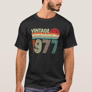 T-shirt 45 ans Vintage 1977 45e Anniversaire