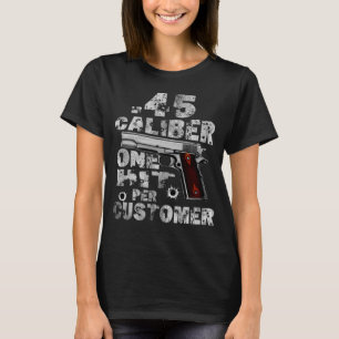 T-shirt 45 Calibre Un Feu Par Client Dit Costume