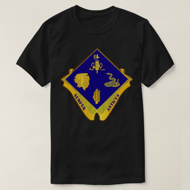 T-shirt 45e division d'infanterie - texte (Design devant)