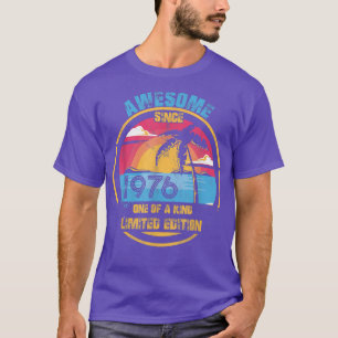 T-shirt 46 ans Vintage stupéfiant depuis 1976 46e annivers