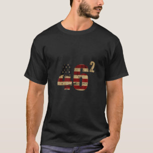 T-shirt 46 Squared Biden 2020 Deuxième trimestre USA Vinta