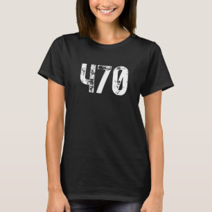 T-shirt 470 Indicatif régional Atlanta GA Mobile Telephone