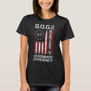 T-shirt 47 D.o.g.e Doge Département de l'efficacité gouver