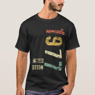 T-shirt 47e cadeau d'anniversaire 1977 Edition limitée 47 