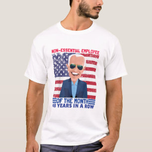 T-shirt 48 Ans Dans Une Ligne Employé Non Essentiel