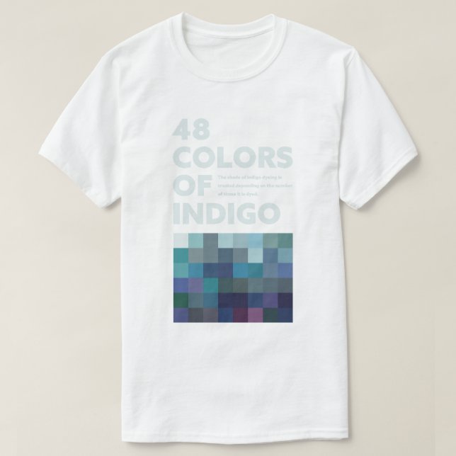 T-SHIRT 48COLORS OF INDIGO_A (Design devant)