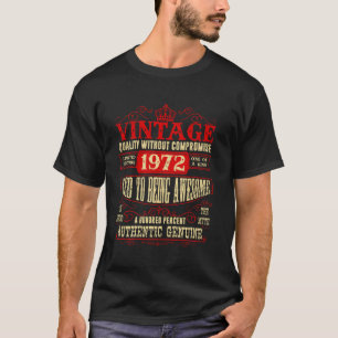 T-shirt 48e anniversaire 48 ans vieux classique Vintage fa