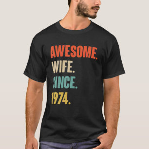 T-shirt 48e Wedding Aniversary Venin For Her Awesome Wife