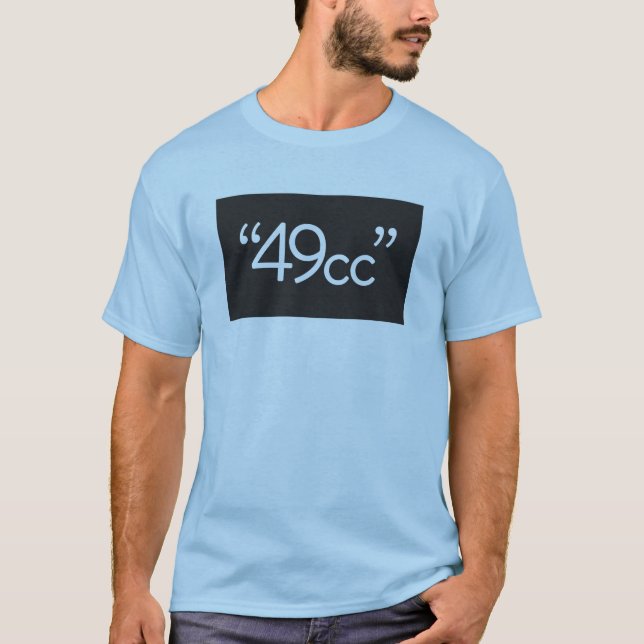 T-shirt "49cc " (Devant)