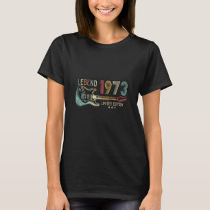 T-shirt 49e anniversaire Guitare femmes Hommes Légende dep