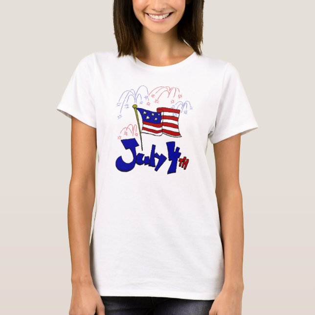 T-shirt 4 juillet (Devant)