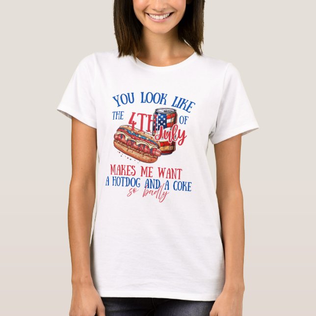 T-shirt 4 juillet (Devant)
