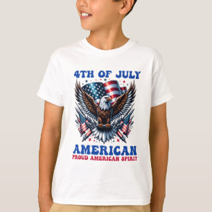 T-shirt 4 juillet American Eagle Sublimation-61001