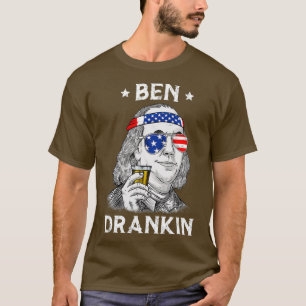 T-shirt 4 juillet Ben Drankin Benjamin Franklin