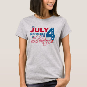 T-shirt 4 JUILLET Chemise de fête, double face