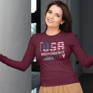T-shirt 4 juillet - Conception du Jour de l'Indépendance d