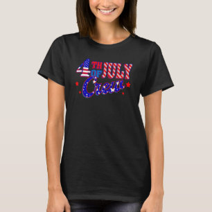 T-shirt 4 juillet Équipage Correspondant aux vêtements de