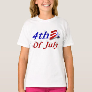 T-shirt 4 juillet Étoiles et bandes