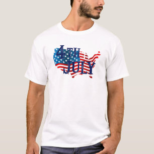 T-shirt 4 juillet fête de l'indépendance Uncle Sam America