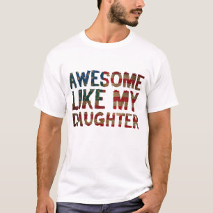 T-shirt 4 juillet Fête des pères Papa Cadeau - Awesome Com