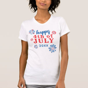 T-shirt 4 juillet Fireworks