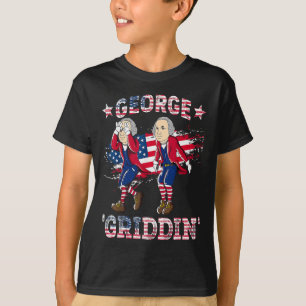 T-shirt 4 juillet George Washington Griddy George Griddi
